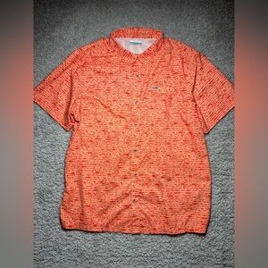 Columbia Shirt Mens Extra Large PFG Super Slack Tide Camp Loop Omni Shade Fishin